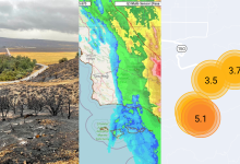 ‘Hurriquake’ and Wildfire Make for Eventful Weekend in Santa Barbara County
