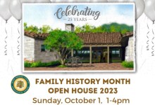 Family History Month Open House