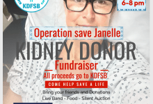 Silent Auction Fundraiser for Kidney Donation Foundation: For Janelle Hristov