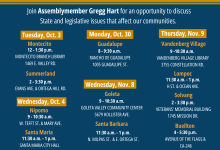 Assemblymember Hart Announces Central Coast Sidewalk Office Hours
