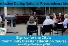 Gather Your Group and Sign Up for Goleta’s Emergency Preparedness Class