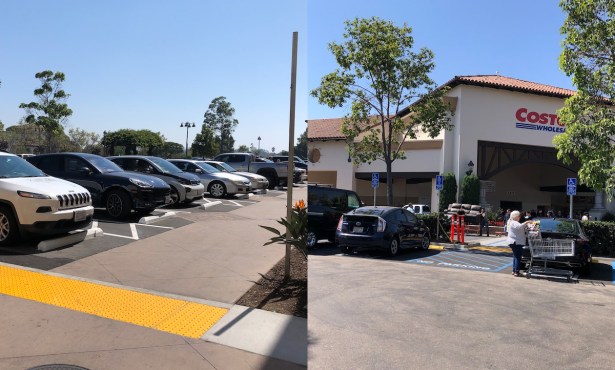 Goleta Costco Relocates Handicapped Parking Spots