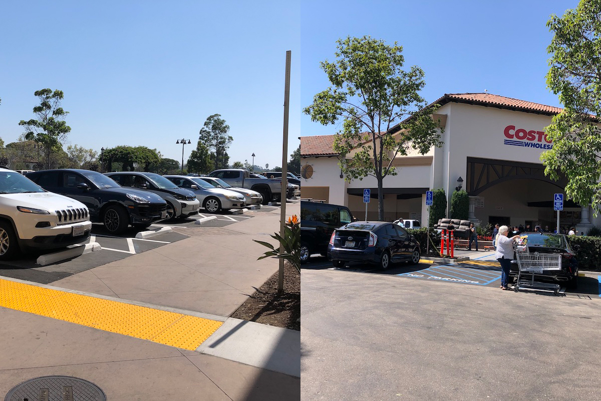 Goleta Costco Relocates Handicapped Parking Spots The Santa Barbara