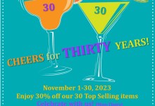 Pascucci’s Cheers for Thirty Years!