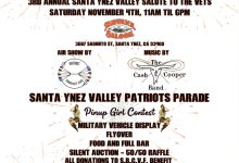 3rd Annual Salute to our Vets Nov 4th