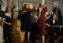 Performance by San Lyon, a colorful Gypsy Swing quartet