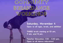 Community Breakdancing Workshop with Luca “Lazylegz” Patuelli