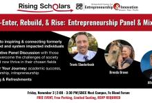 Re-Enter, Rebuild, & Rise: Entrepreneurship Panel