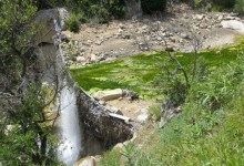 Dam Formed by Debris Net on San Ysidro Creek Above Montecito to Be Cleared