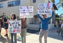 Pro-Palestinian Activists Demonstrate at Rep. Carbajal’s Santa Barbara Office