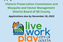 Application Deadline Approaching for Two Goleta City Board / Commission Openings