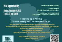 PFLAG Santa Barbara November Meeting