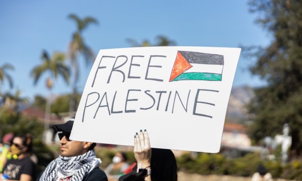 Hundreds Gather at Santa Barbara Courthouse to Call for Ceasefire in Gaza