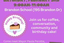 Coffee & Community – and Birthday Cake!/¡Café y Comunidad – y Pastel de Cumpleaños!