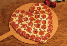 Valentine’s Day Rusty’s Heart-Shaped Pizza