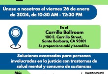 La Reunión Pública tiene como objetivo mejorar las soluciones avanzadas para las personas con trastornos de salud mental y consumo de sustancias involucradas en la justicia