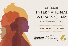 International Women’s Day Sip N Shop Pop-Up