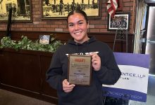 SBART Press Luncheon: Abigail Garcia is the Scholar Athlete of the Year for Bishop Diego