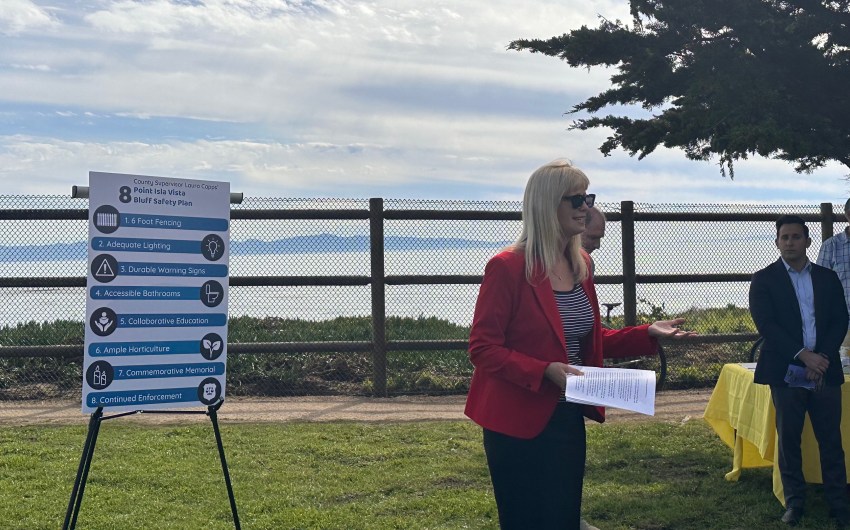 Capps Gives Progress Report on Bluff Safety Plan in Isla Vista