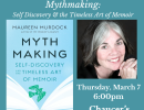 Chaucer’s Book Talk- Local Psychotherapist Maureen Murdock