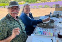 Watercolor in Wine Country