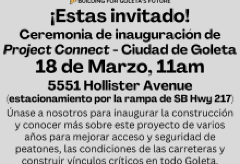 Únase a nosotros para la inauguración de Project Connect