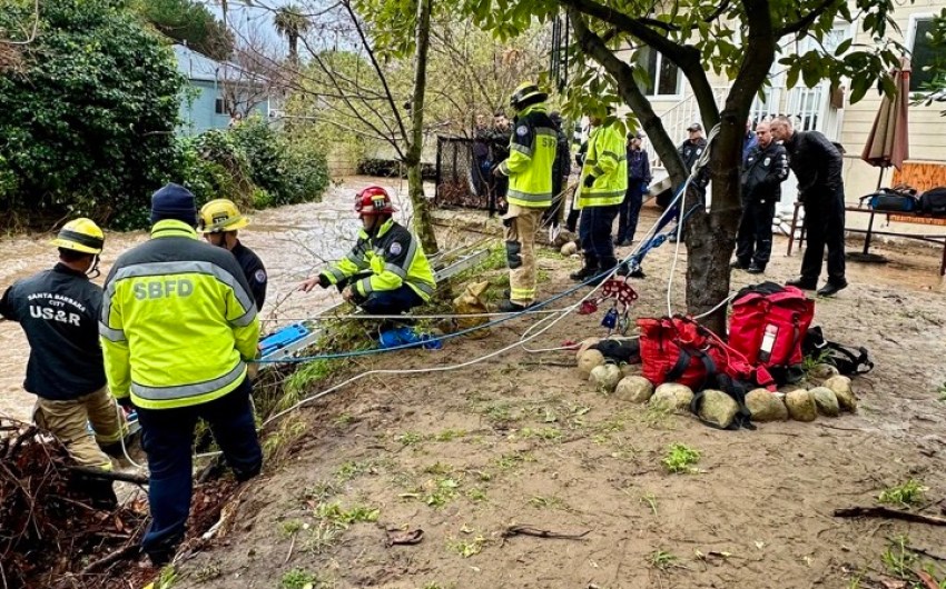 Elderly Man’s Body Found After Being Swept Away by Goleta Creek During Storm