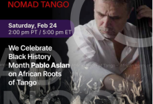 ABLO ASLAN: The Afro Roots of Tango (via Zoom)