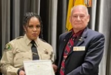 Custody Deputy Honored at Military Order of the World Wars Awards Luncheon