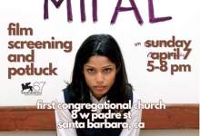 Central Coast Antiwar Coalition Screens “MIRAL” – Potluck and Fundraiser