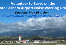 Airport Noise Working Group Applications Being Accepted