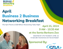 April Business 2 Business Networking Event
