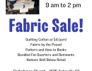 Fabric and Book Sale – Coastal Quilters Guild