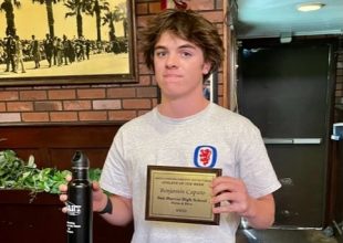 SBART Press Luncheon: Benjamin Caputo and Avery Leck Receive Athlete of the Week Awards