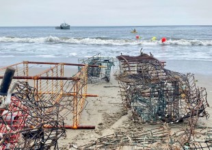 Santa Barbara Fishermen and Enviros Team Up to Remove Lobster Traps from Local Beaches