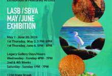 S.B. Visual Artists Featured Artists @ Legacy Arts S.B. Exhibition