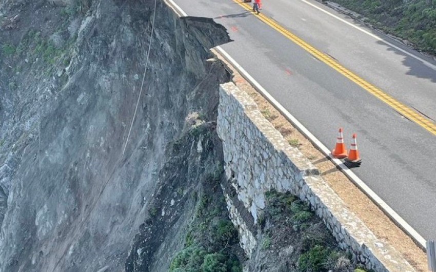 Roadway Collapse on California’s Iconic Highway 1 Disrupts Coastal Travel
