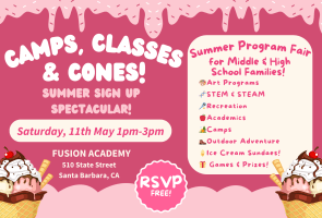 Camps, Classes, and Cones! Summer Program Fair