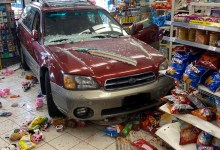 Car Crashes Through 7-Eleven Window in Goleta