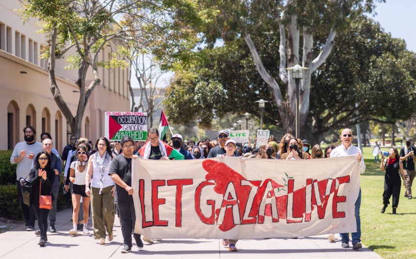 Workers for Palestine Rally at UC Santa Barbara