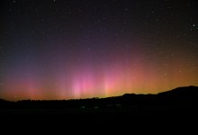 Aurora Visible from Inland Santa Barbara County