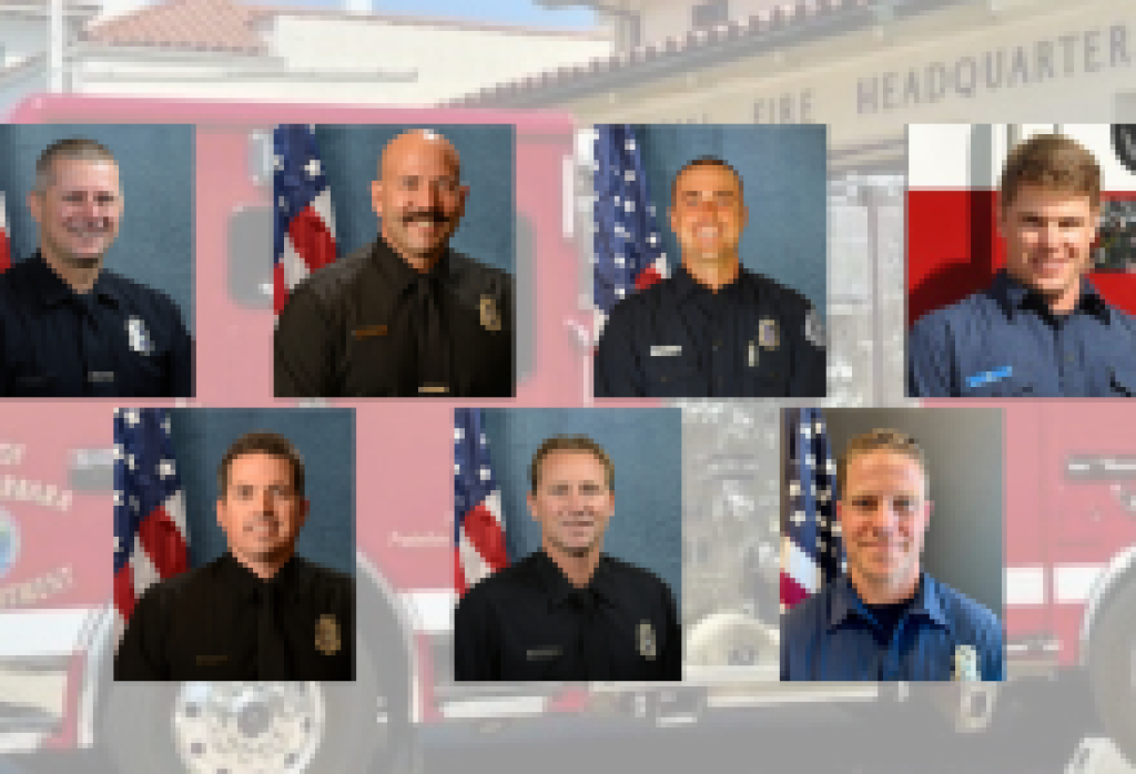 El Departamento de Bomberos de la ciudad de Santa Bárbara anuncia promociones en varios rangos