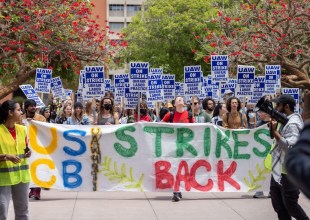 UC Santa Barbara Academic Workers Join Campus Strikes