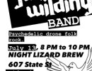Beau James Wilding Band at Night Lizard