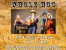 Stow House First Sunday Concert with Whole Hog