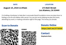 Alex’s Lemonade Stand at Bodega, Los Alamos