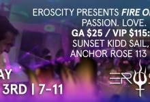 EROSCITY presents Fire on the Water w/ Audio Pool