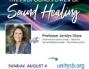 The Profound Power of Sound Healing – Workshop