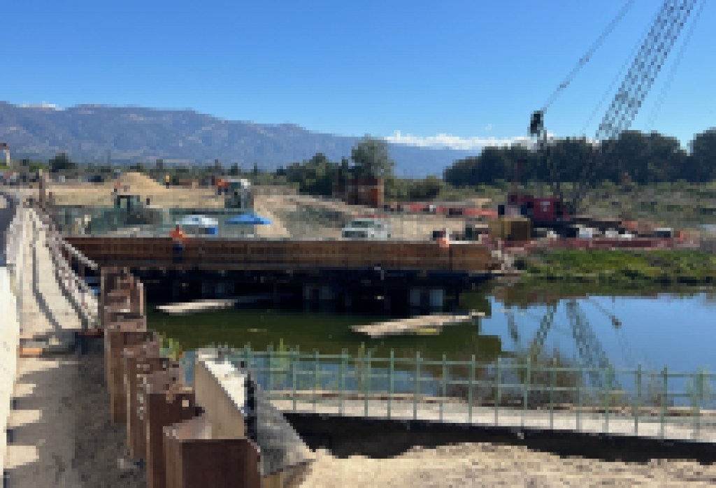State Route 217 San Jose Creek Bridge Replacement Project Continues with Planned Overnight Closures for Bridge Girder Installation