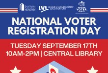 Tuesday Is In-Person Voter Registration Day at Santa Barbara Central Public Library